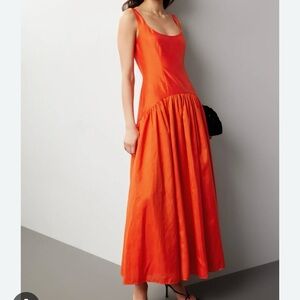 Hutch Ridge Dress - Tangerine size 6